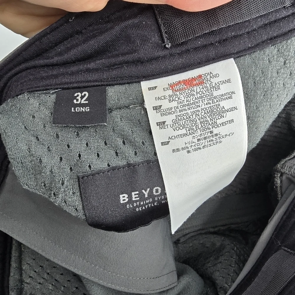 Beyond Clothing Men's Testa Softshell Pants grey 32 regular